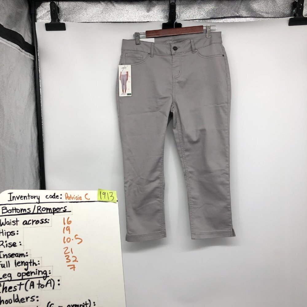 NWT Up! Grey Slim Skinny Pullover Pants size 12 - Picture 13 of 14